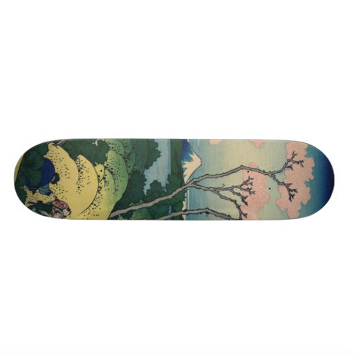 葛飾北斎 "東海道品川御殿山の不二" SKATEBOARD
