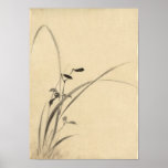 葛飾北斎 de Hokusai das gramas Poster