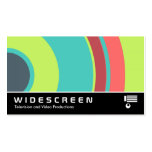 0430 Widescreen - Círculo colorido 04 Modelo Cartões De Visita