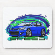 07-09 Speed3_Blue Mousepads