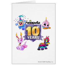 10o Logotipo do aniversário Cartões