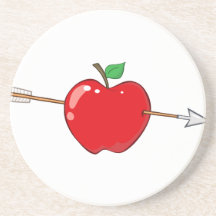 12935_RF_Clipart_Illustration_Arrow APPLE VERMELHO Porta Copo