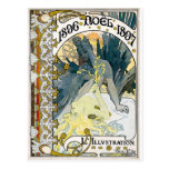 1896 NOEL Alphonse 1897 Maria Mucha Cartão Postal