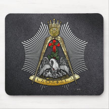 18o Grau: Cavaleiro do rosa Croix Mouse Pads