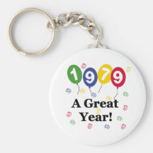 1979 um aniversário do grande ano chaveiros