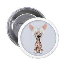 1 botão com crista chinês pins