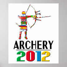 2012: Tiro ao arco Pôsteres