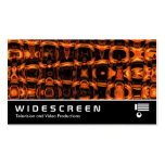 270 Widescreen - Chama abstrata 03 Modelos Cartões De Visitas