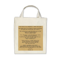 2ó O salmo destacou Totebag Bolsas De Lona