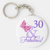 30 e aniversário fabuloso chaveiro