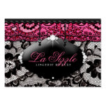311-Lace de Luxe - rosa Modelo Cartao De Visita