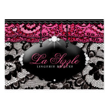 311-Lace de Luxe - rosa Modelo Cartao De Visita