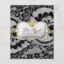 311 Laço De Luxe Ciao Bella metálico Panfleto Personalizados