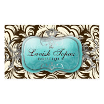 311-Lavish topázio | Brown & creme Modelo Cartoes De Visitas
