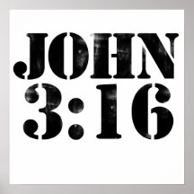 3:16 de John Poster