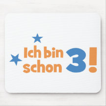 3 birthday mouse pads