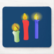 3 velas candles mousepads