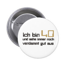 40. Geburtstag Pins