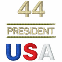 44 presidente EUA - camisa bordada Jaqueta Bordada