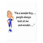 45-Wonder Boy.jpg Cartão Postal