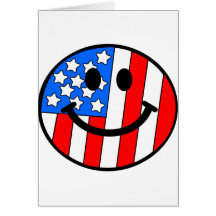 4o do smiley de julho cartões