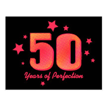 50 anos de perfeição cartões postais
