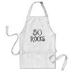50th presentes de aniversário, 50 ROCHAS! Avental