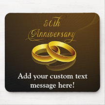 50th Roteiro do ouro do aniversário | Mousepad