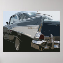 57 Bel Air de Chevy Impressão
