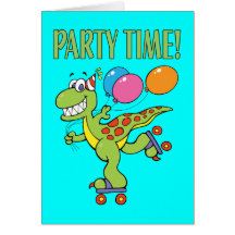 5o Dinossauro do aniversário Cartão