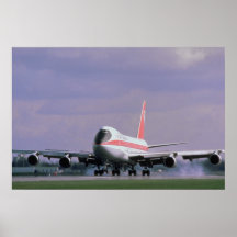 747 terras no aeroporto internacional de Pearson,  Impressão