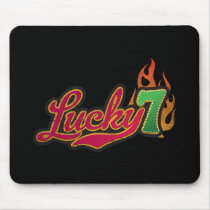 7 afortunados - Boa sorte mousepads