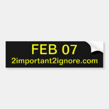 7 de fevereiro autocolante no vidro traseiro adesivos