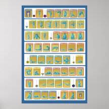 84 Asanas, nível 1 Poster