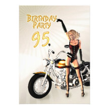 95th Convite de aniversário