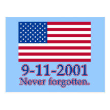 9-11-2001 camiseta nunca esquecido, botões cartões postais