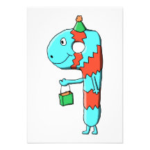 9o Desenhos animados do aniversário Convite Personalizado