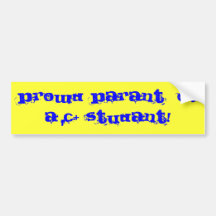 A.A. parant do ov do prowd+ studant! Adesivos