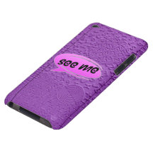 A afasia no roxo "considera-me " capa iPod barely there
