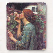 A alma do rosa por John W. Waterhouse mousepads