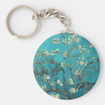 A amêndoa de Van Gogh floresce a corrente chave Chaveiro