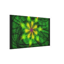 A arte verde esticou o impressão das canvas impressão em tela canvas
