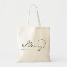 A assinatura americana de Patrick Henry do fundado Bolsas Para Compras