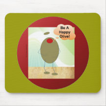 A azeitona feliz mousepad