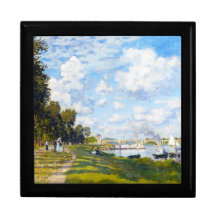 A bacia em Argenteuil Claude Monet Caixa De Presente