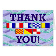 A bandeira agradece a Notecard Cartao