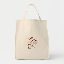 A bolsa de compra dos pássaros