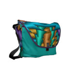 A bolsa mensageiro abstrata artística com 3 efeito