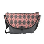A bolsa mensageiro cinzenta de Argyle