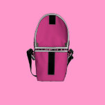 A bolsa mensageiro cor-de-rosa da textura de Jagua bolsas mensageiro da rickshaw
